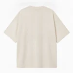 Minimalist Plain Beige Oversized Tee