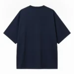 Minimalist Plain Navy Oversized Tee