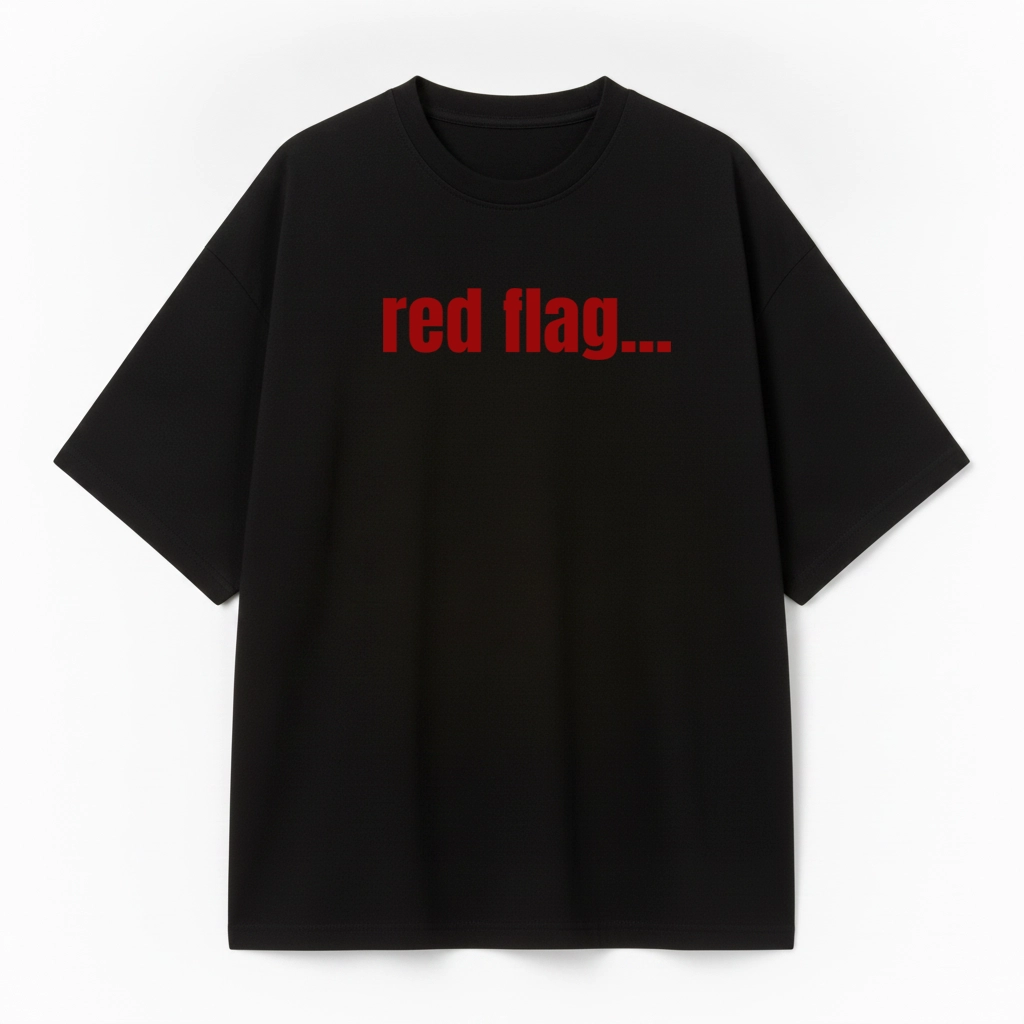 black red flag