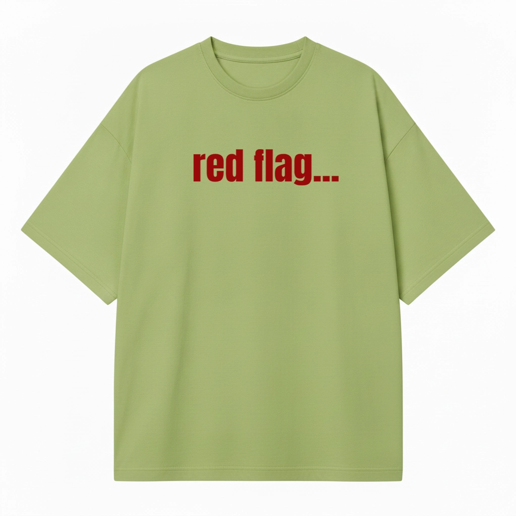 olive red flag