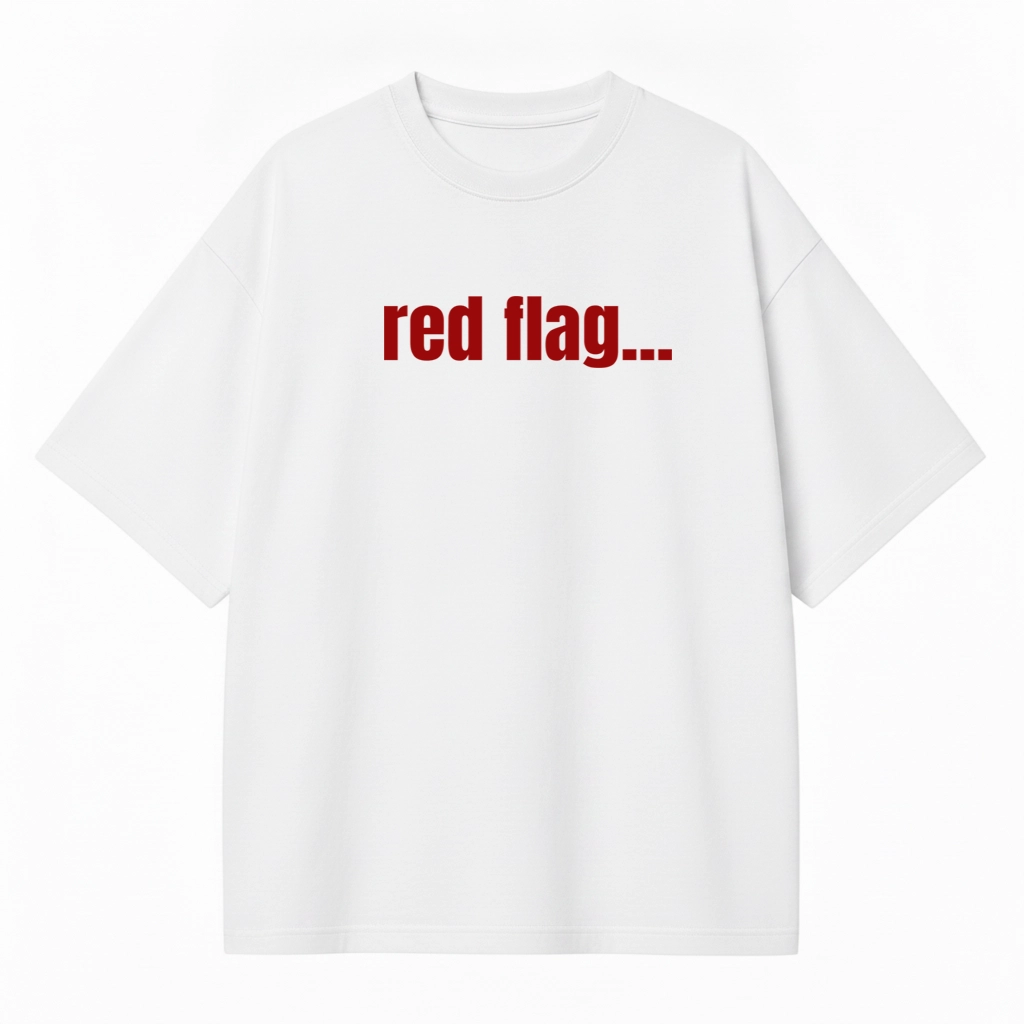 white red flag